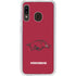 University of Arkansas-Fayetteville Razorbacks Red Logo Galaxy A20 Clear Case