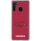University of Arkansas-Fayetteville Razorbacks Red Logo Galaxy A21 Clear Case