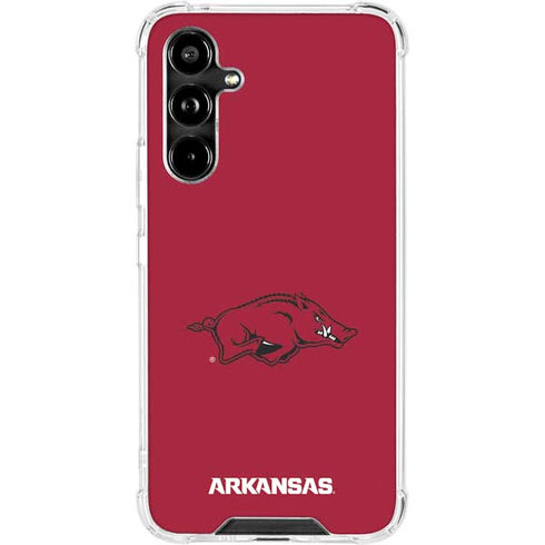 University of Arkansas-Fayetteville Razorbacks Red Logo Galaxy A54 5G Clear Case