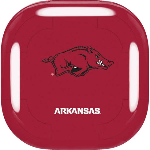 University of Arkansas-Fayetteville Razorbacks Red Logo Galaxy Buds Live Skin