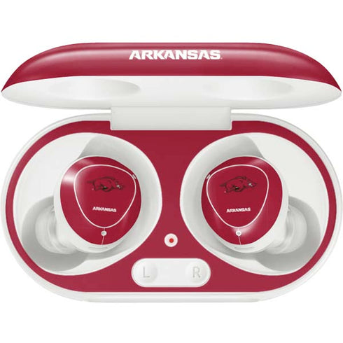 University of Arkansas-Fayetteville Razorbacks Red Logo Galaxy Buds Plus Skin