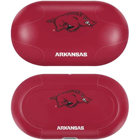 University of Arkansas-Fayetteville Razorbacks Red Logo Galaxy Buds Plus Skin