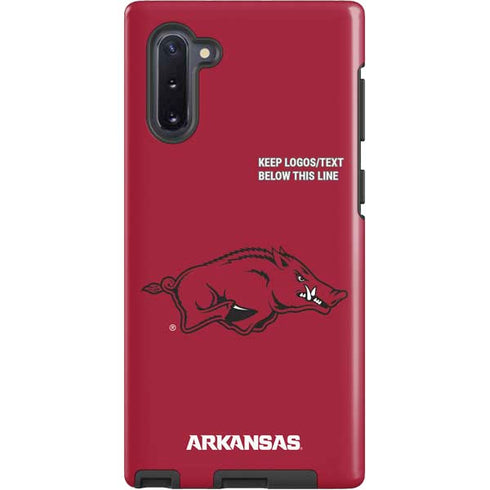 University of Arkansas-Fayetteville Razorbacks Red Logo Galaxy Cases