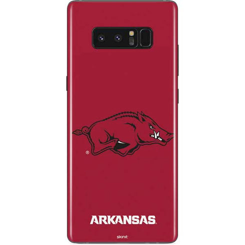 University of Arkansas-Fayetteville Razorbacks Red Logo Galaxy Note 8 Skin