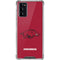 University of Arkansas-Fayetteville Razorbacks Red Logo Galaxy Note20 5G Clear Case