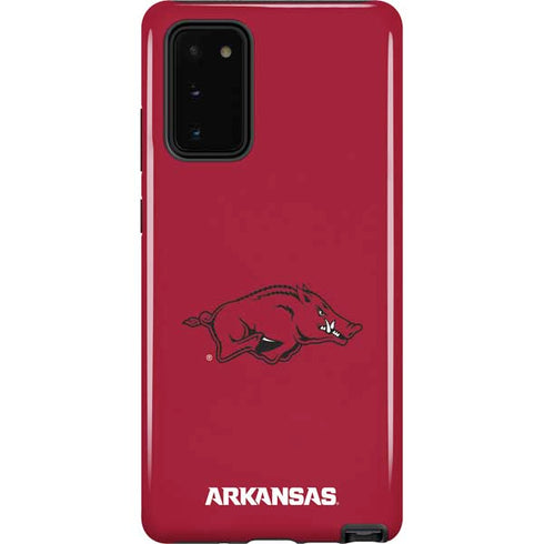 University of Arkansas-Fayetteville Razorbacks Red Logo Galaxy Note20 5G Pro Case
