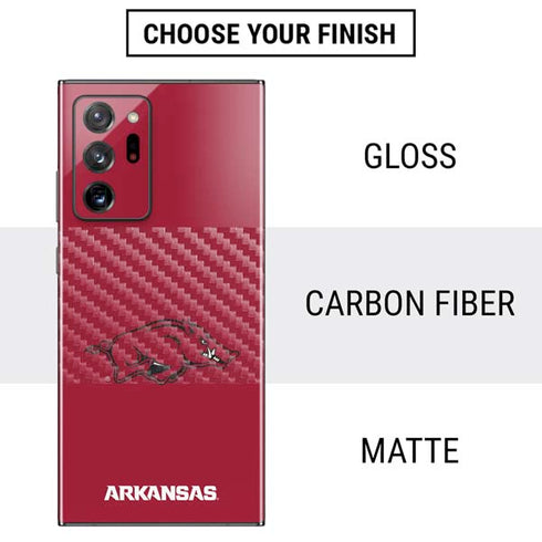 University of Arkansas-Fayetteville Razorbacks Red Logo Galaxy Note20 Ultra 5G Skin