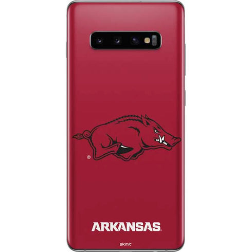 University of Arkansas-Fayetteville Razorbacks Red Logo Galaxy S10 Plus Skin