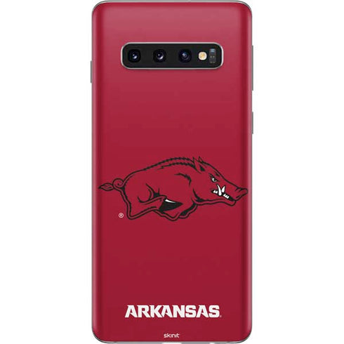 University of Arkansas-Fayetteville Razorbacks Red Logo Galaxy S10 Skin