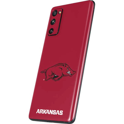 University of Arkansas-Fayetteville Razorbacks Red Logo Galaxy S20 Fan Edition Skin