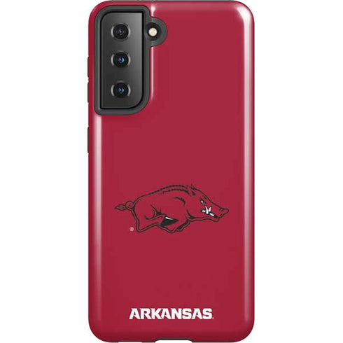 University of Arkansas-Fayetteville Razorbacks Red Logo Galaxy S21 5G Pro Case