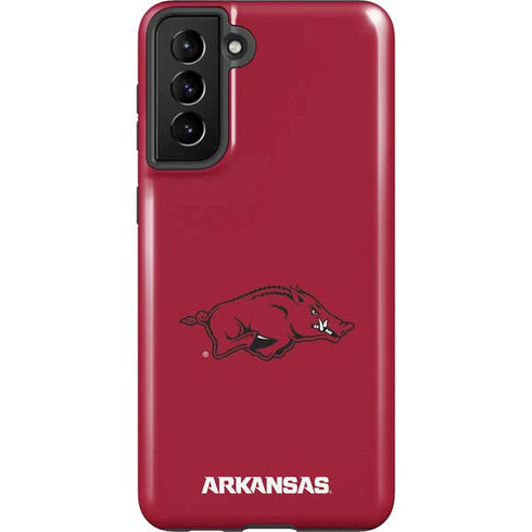 University of Arkansas-Fayetteville Razorbacks Red Logo Galaxy S21 FE Pro Case