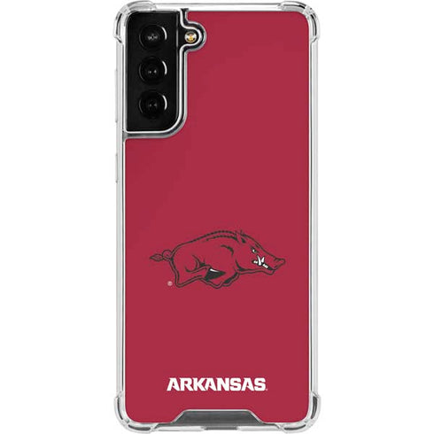 University of Arkansas-Fayetteville Razorbacks Red Logo Galaxy S22 Plus Clear Case