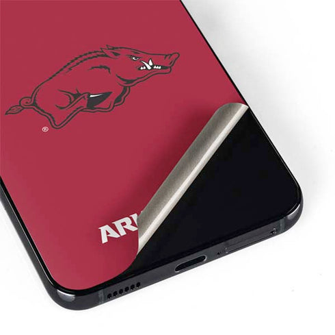 University of Arkansas-Fayetteville Razorbacks Red Logo Galaxy S22 Skin