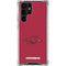University of Arkansas-Fayetteville Razorbacks Red Logo Galaxy S22 Ultra Clear Case