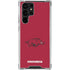 University of Arkansas-Fayetteville Razorbacks Red Logo Galaxy S22 Ultra Clear Case