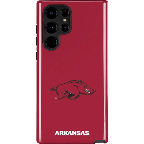 University of Arkansas-Fayetteville Razorbacks Red Logo Galaxy S22 Ultra Pro Case