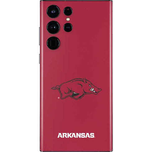 University of Arkansas-Fayetteville Razorbacks Red Logo Galaxy S22 Ultra Skin