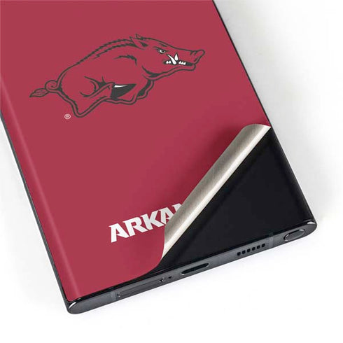 University of Arkansas-Fayetteville Razorbacks Red Logo Galaxy S22 Ultra Skin