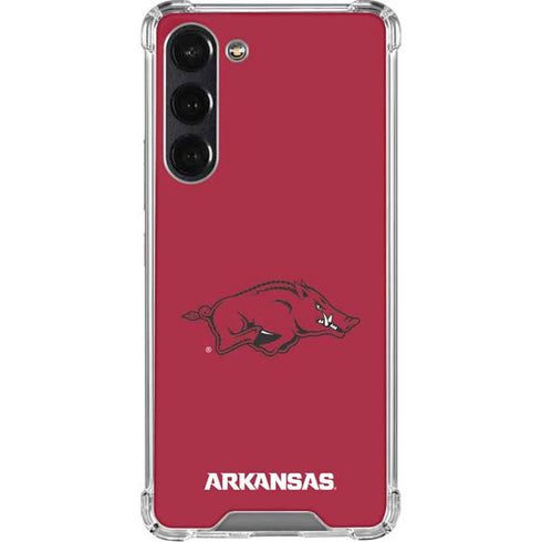 University of Arkansas-Fayetteville Razorbacks Red Logo Galaxy S23 FE Clear Case
