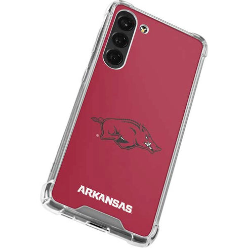 University of Arkansas-Fayetteville Razorbacks Red Logo Galaxy S23 Plus Clear Case