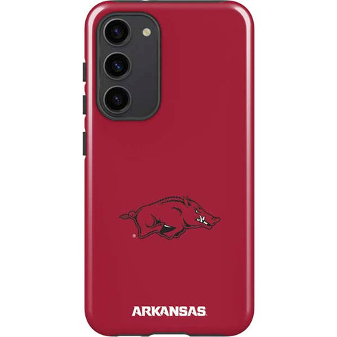 University of Arkansas-Fayetteville Razorbacks Red Logo Galaxy S23 Plus Pro Case