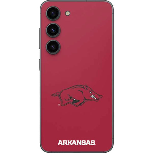 University of Arkansas-Fayetteville Razorbacks Red Logo Galaxy S23 Skin