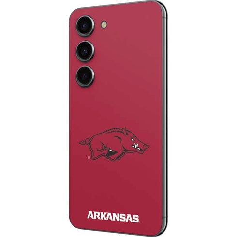 University of Arkansas-Fayetteville Razorbacks Red Logo Galaxy S23 Skin