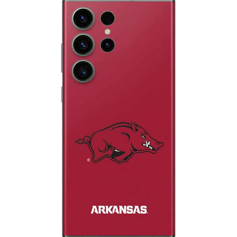 University of Arkansas-Fayetteville Razorbacks Red Logo Galaxy Skins