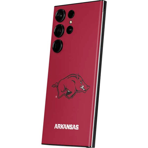 University of Arkansas-Fayetteville Razorbacks Red Logo Galaxy Skins