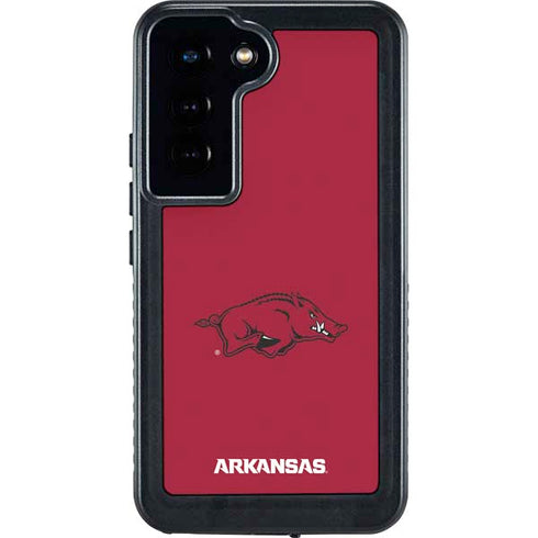 University of Arkansas-Fayetteville Razorbacks Red Logo Galaxy S23 Waterproof Case