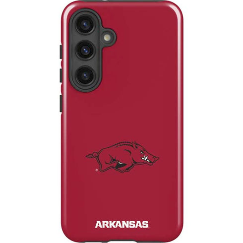University of Arkansas-Fayetteville Razorbacks Red Logo Galaxy S25 Impact Case