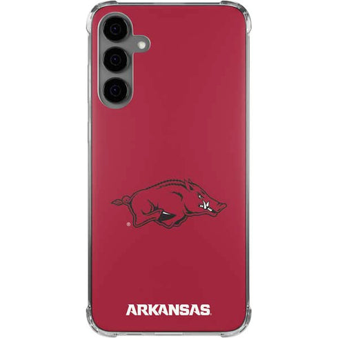 University of Arkansas-Fayetteville Razorbacks Red Logo Galaxy S24 Plus Clear Case