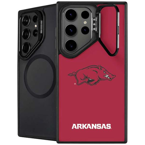 University of Arkansas-Fayetteville Razorbacks Red Logo Galaxy S25 Ultra Kickstand Case