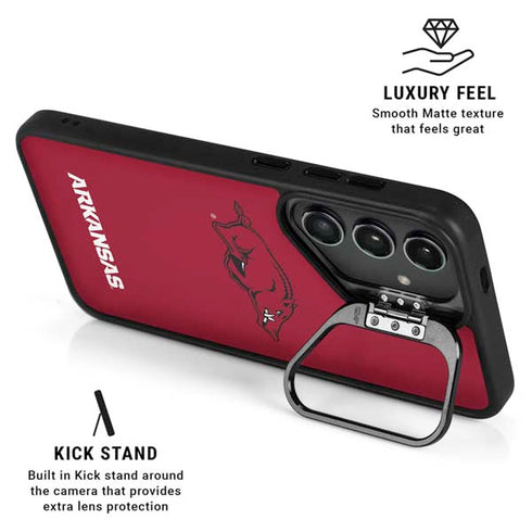University of Arkansas-Fayetteville Razorbacks Red Logo Galaxy S25 Ultra Kickstand Case