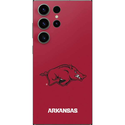 University of Arkansas-Fayetteville Razorbacks Red Logo Galaxy S25 Ultra Skin