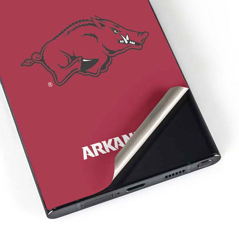 University of Arkansas-Fayetteville Razorbacks Red Logo Galaxy S25 Ultra Skin