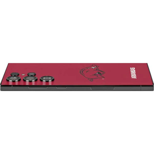 University of Arkansas-Fayetteville Razorbacks Red Logo Galaxy S25 Ultra Skin