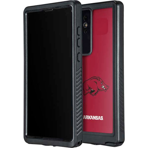 University of Arkansas-Fayetteville Razorbacks Red Logo Galaxy S24 Ultra Waterproof Case