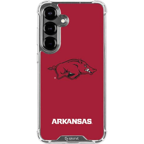 University of Arkansas-Fayetteville Razorbacks Red Logo Galaxy S26 Clear Case