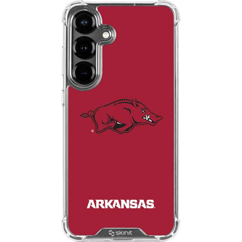 University of Arkansas-Fayetteville Razorbacks Red Logo Galaxy S26 Plus Clear Case