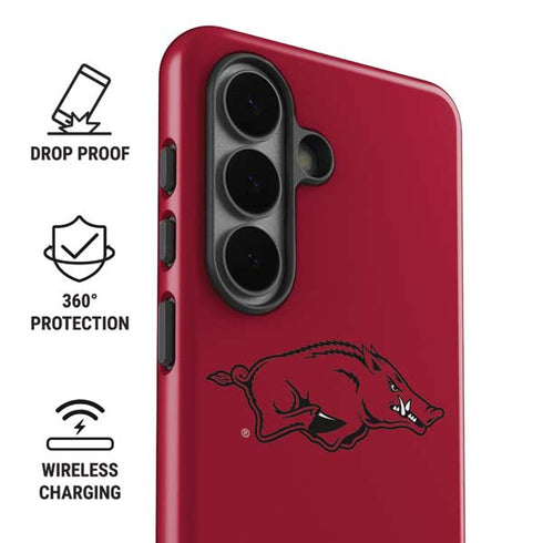 University of Arkansas-Fayetteville Razorbacks Red Logo Galaxy S26 Plus Impact Case