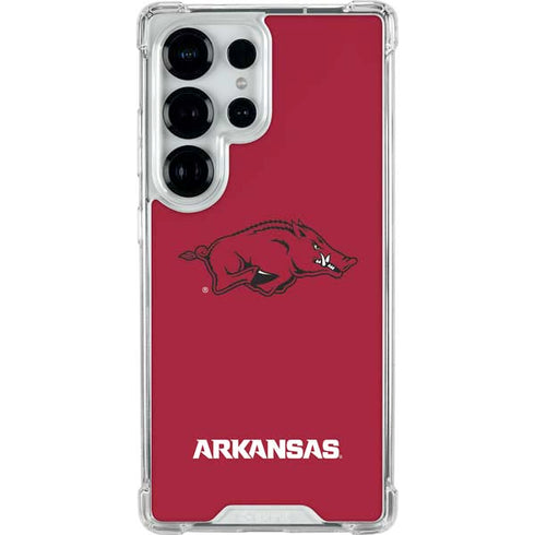 University of Arkansas-Fayetteville Razorbacks Red Logo Galaxy S26 Ultra Clear Case