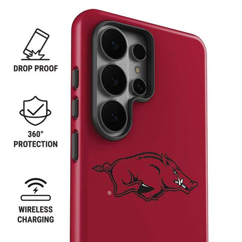 University of Arkansas-Fayetteville Razorbacks Red Logo Galaxy S26 Ultra Impact Case