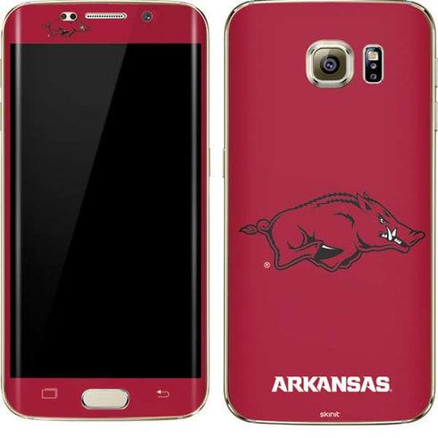University of Arkansas-Fayetteville Razorbacks Red Logo Galaxy S7 Edge Skin
