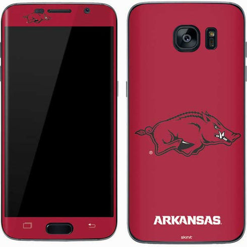 University of Arkansas-Fayetteville Razorbacks Red Logo Galaxy S7 Skin