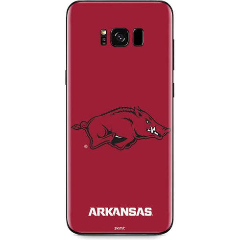 University of Arkansas-Fayetteville Razorbacks Red Logo Galaxy S8 Plus Skin
