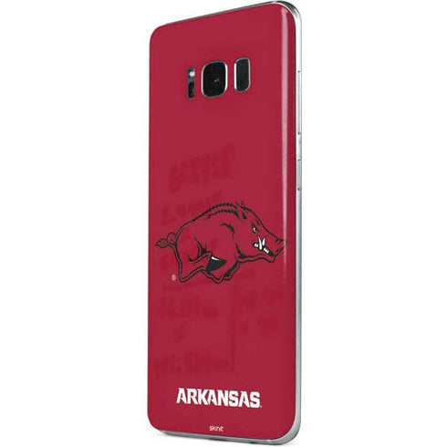 University of Arkansas-Fayetteville Razorbacks Red Logo Galaxy S8 Plus Skin