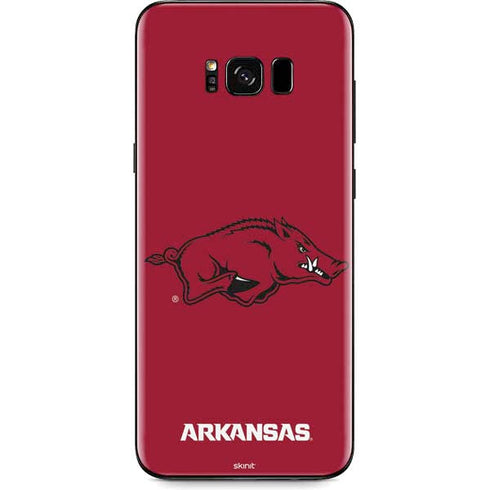University of Arkansas-Fayetteville Razorbacks Red Logo Galaxy S8 Skin
