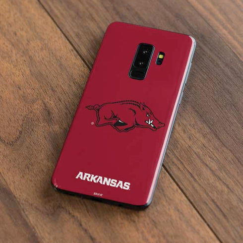 University of Arkansas-Fayetteville Razorbacks Red Logo Galaxy S9 Plus Skin